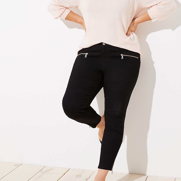LOFT Denim - Loft Plus modern skinny jeans in black